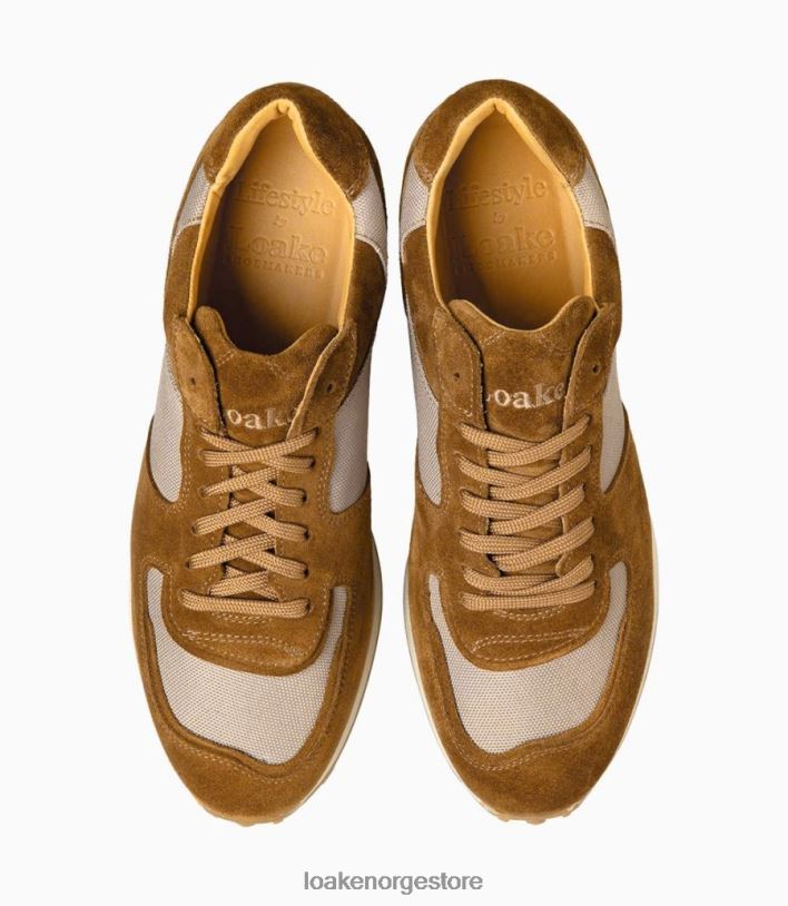 foster Loakejoggesko og joggesko brunt semsket skinn P8VHV35