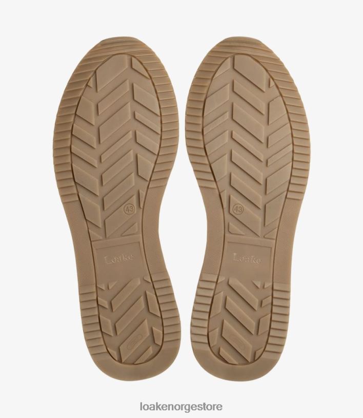 rekk Loakejoggesko og joggesko brunt semsket skinn P8VHV40