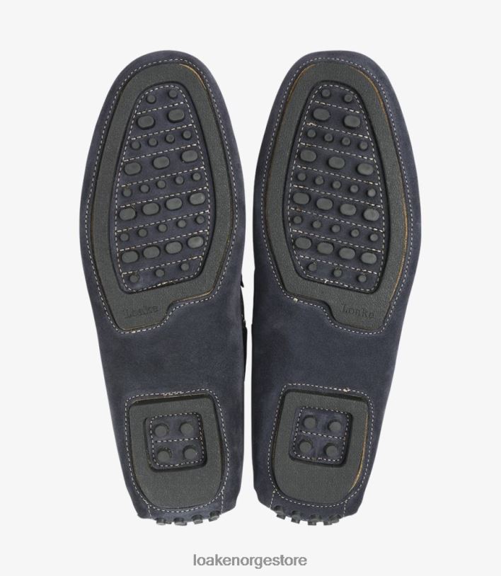 donington Loakeloafers marineblå semsket skinn P8VHV73