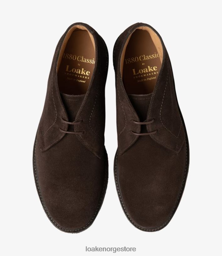 livingstone Loakestøvler sjokoladebrunt semsket skinn P8VHV114